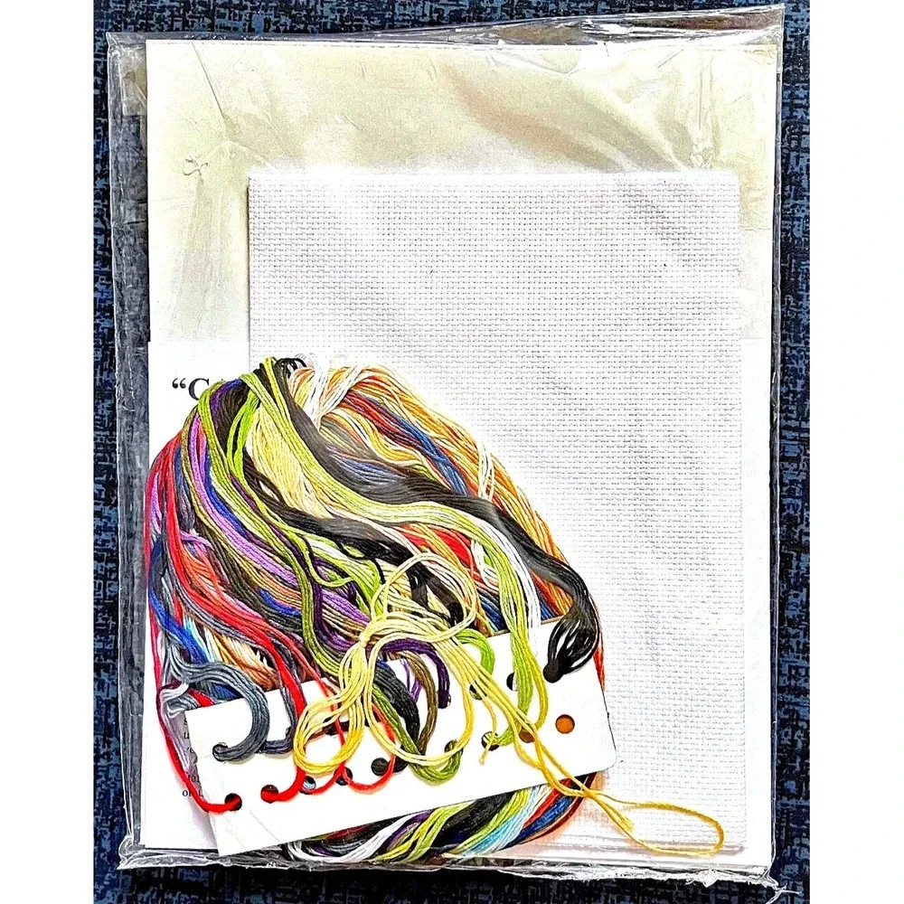 Design Works Cafe in the Sun Counted Cross Stitch Kit #2766 Brand New 14X14